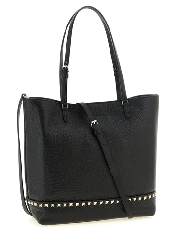 Black Calfskin Shoulder Bag