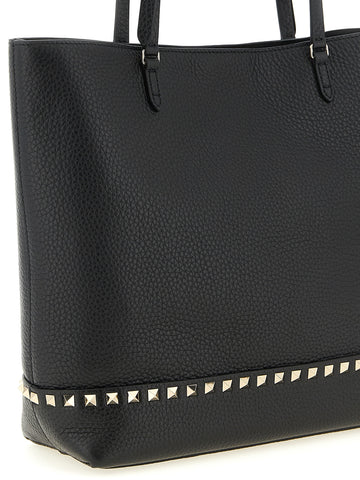 Black Calfskin Shoulder Bag