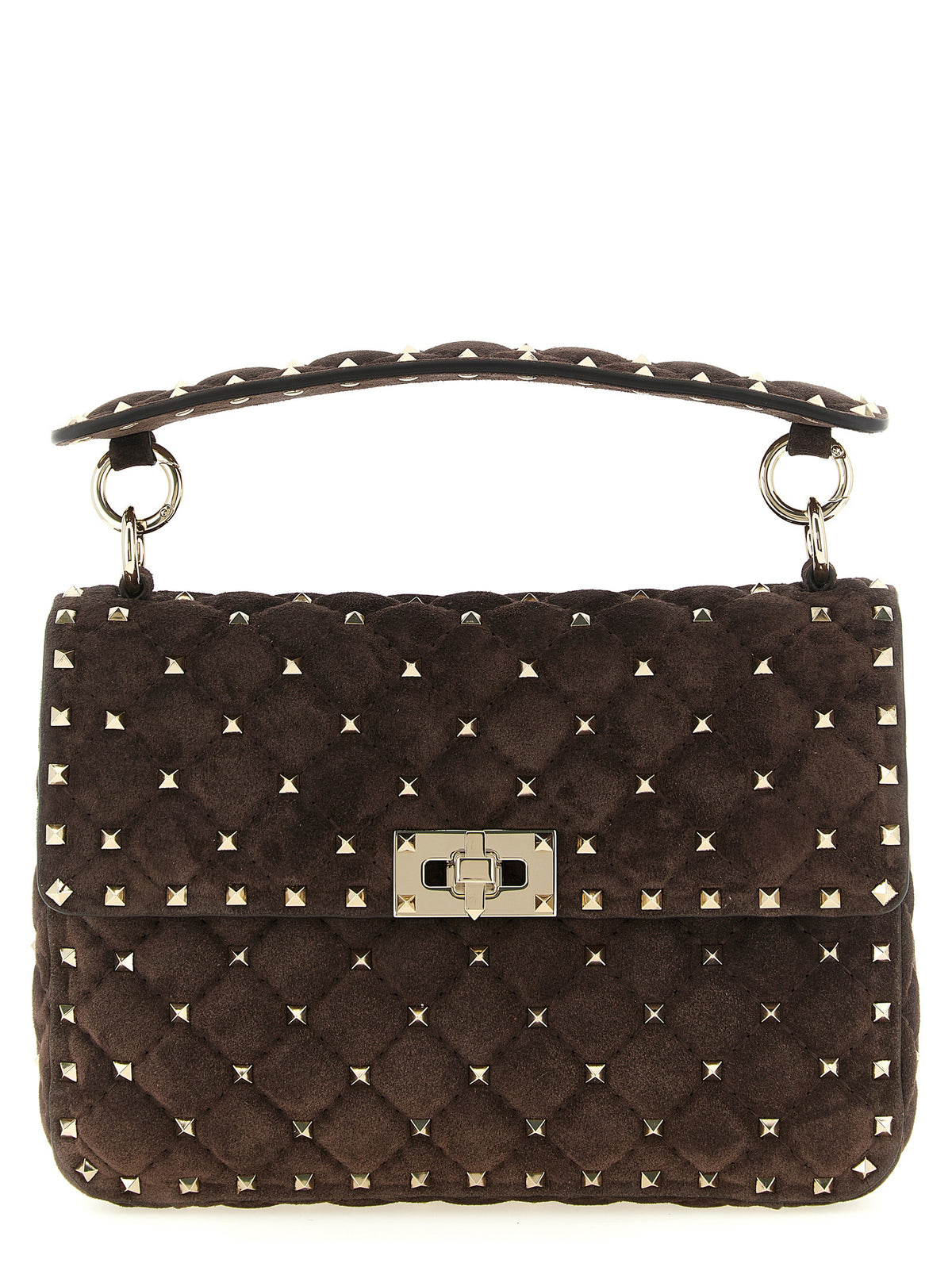 Brown Calfskin Crossbody Bag