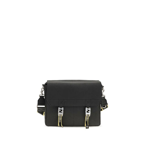 Black Calf Leather Bos Taurus Shoulder Bag