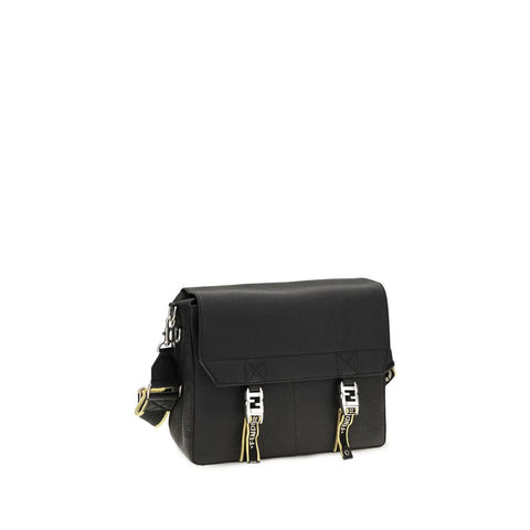 Black Calf Leather Bos Taurus Shoulder Bag