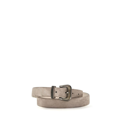 Beige Calf Leather Bos Taurus Regular Belt