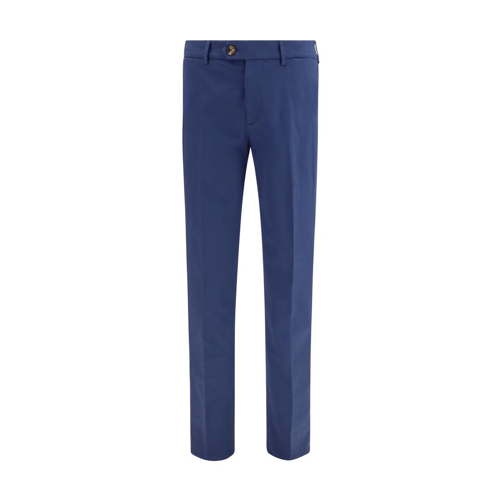 Blue Cotton Pants