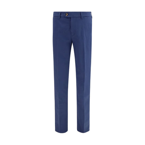 Blue Cotton Pants