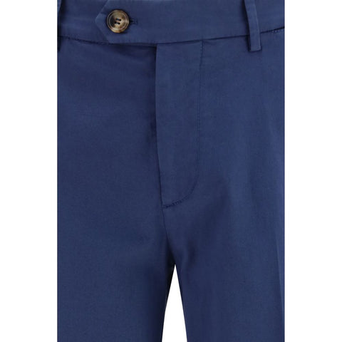 Blue Cotton Pants