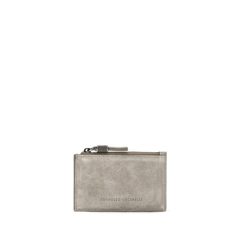 Gray Calf Leather Bos Taurus Wallet