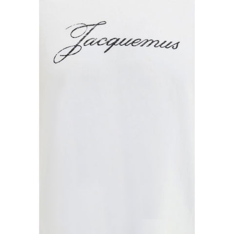 White Cotton Long Sleeve T-Shirt