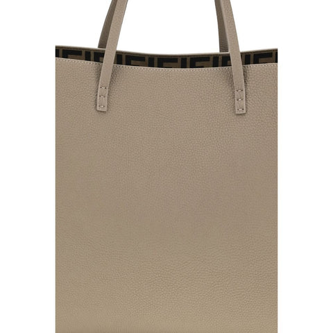 Beige Calf Leather Bos Taurus Shoulder Bag