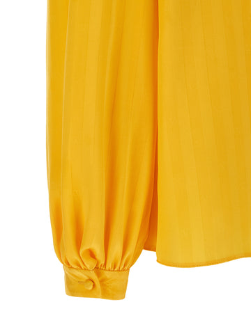 Bicolor Silk Blouse