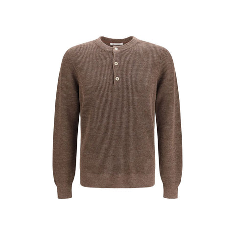 Brown Linen Sweatshirt