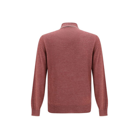 Bordeaux Cashmere Polo Shirt