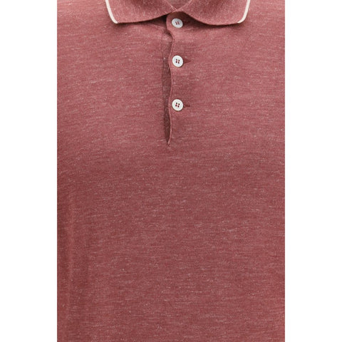 Bordeaux Cashmere Polo Shirt