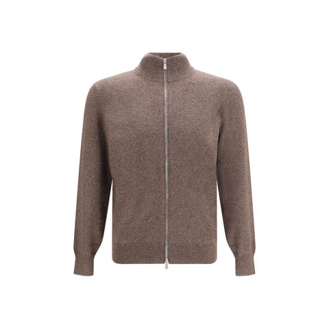 Brown Cashmere Cardigan