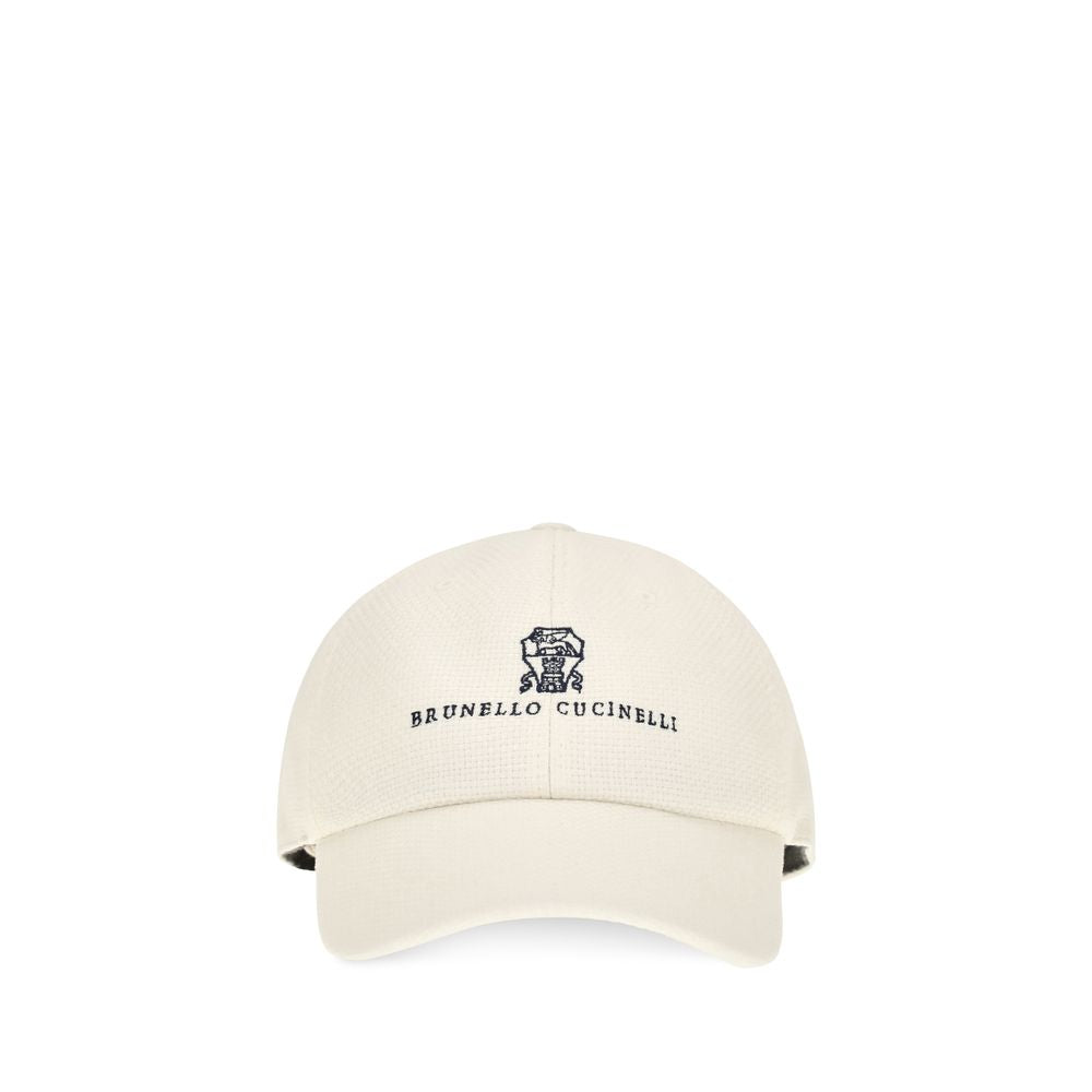 White Silk Cap (Baseball Hat)