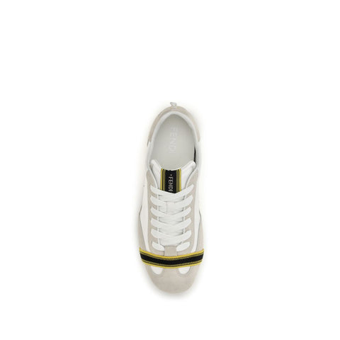 Gray Fabric Athletic Sneakers