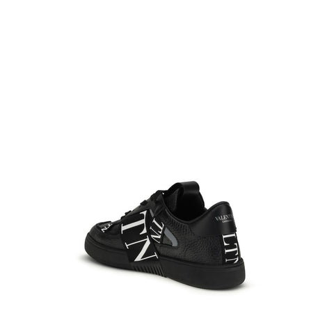 Black Calf Leather Bos Taurus Athletic Sneakers