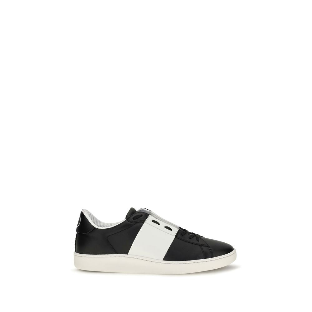 Black Calf Leather Bos Taurus Sneakers