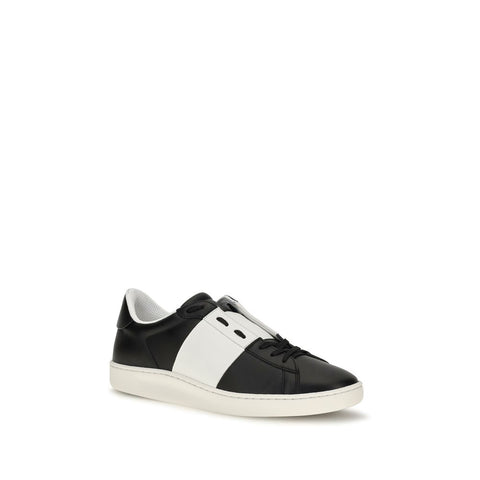 Black Calf Leather Bos Taurus Sneakers