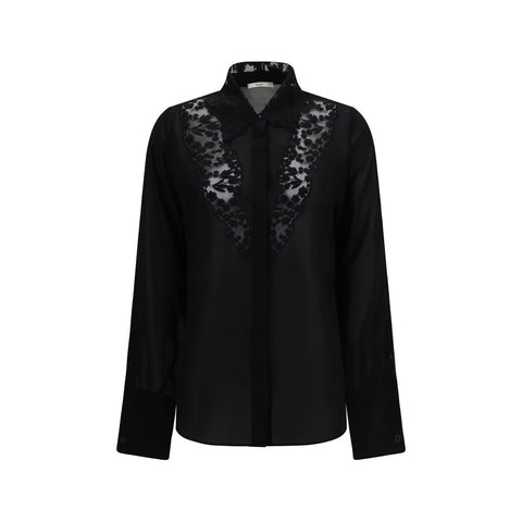 Black Silk Blouse