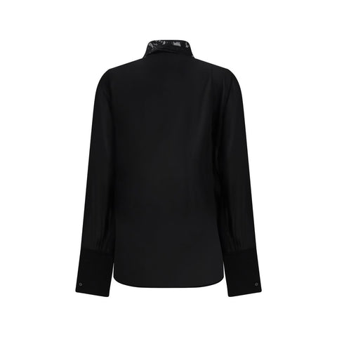 Black Silk Blouse