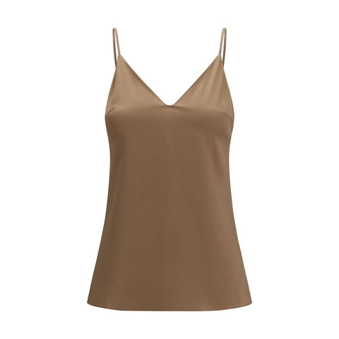 Brown Silk Shirt