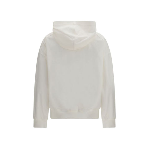 White Cotton Sweatshirt