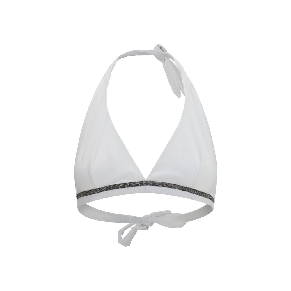 White Polyamide Bikini
