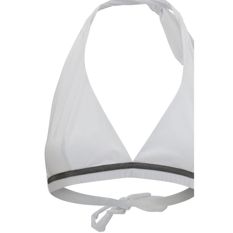 White Polyamide Bikini
