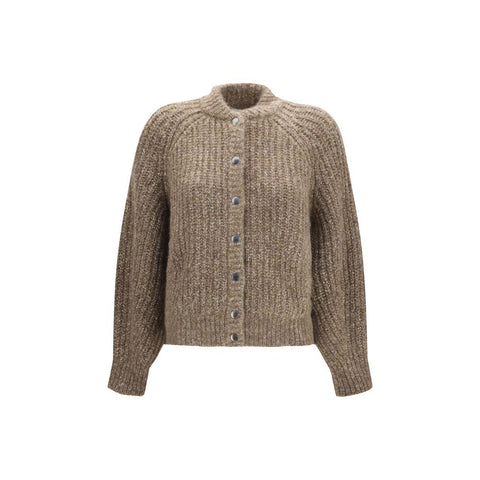 Brown Cashmere Cardigan