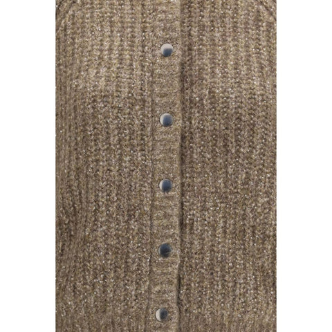 Brown Cashmere Cardigan