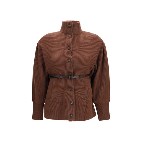 Brown Wool Oves Aries Cardigan