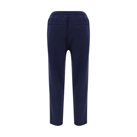 Blue Cotton Joggers (Workout Pants)