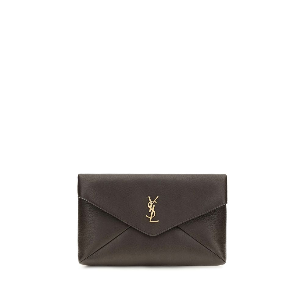 Brown Lamb Ovis Aries Clutch Bag