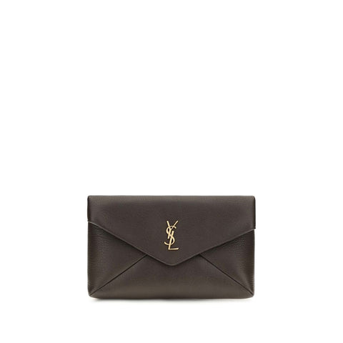 Brown Lamb Ovis Aries Clutch Bag