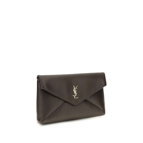 Brown Lamb Ovis Aries Clutch Bag