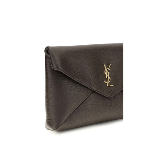 Brown Lamb Ovis Aries Clutch Bag