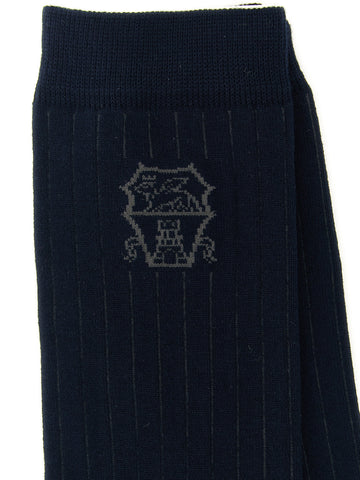 Blue Cotton Socks