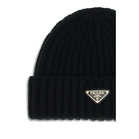 Black Wool Oves Aries Beanie