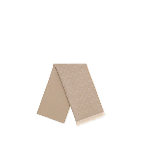 Beige Wool Oves Aries Foulard
