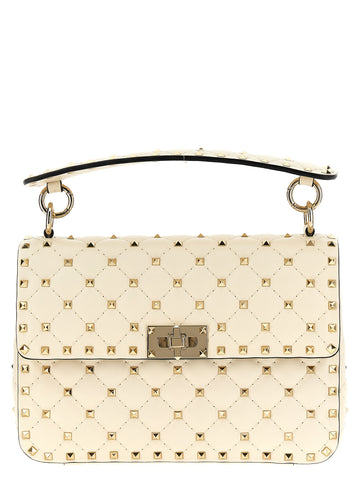 White Lamb Leather Shoulder Bag