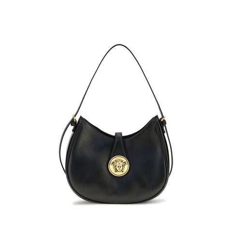 Black Calf Leather Bos Taurus Shoulder Bag
