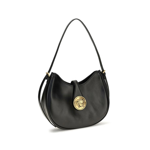 Black Calf Leather Bos Taurus Shoulder Bag
