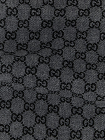 Gray Wool Scarf