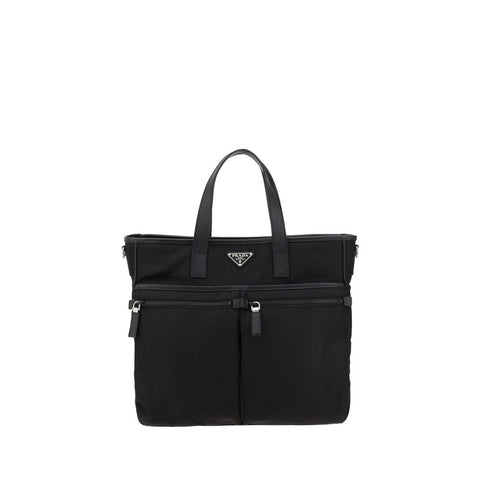 Black Nylon Shoulder Bag