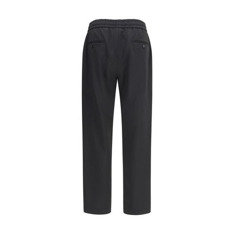 Black Wool Oves Aries Joggers (Workout Pants)