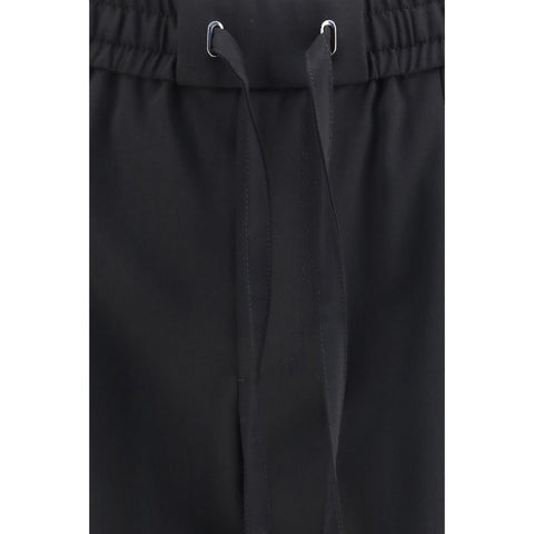 Black Wool Oves Aries Joggers (Workout Pants)