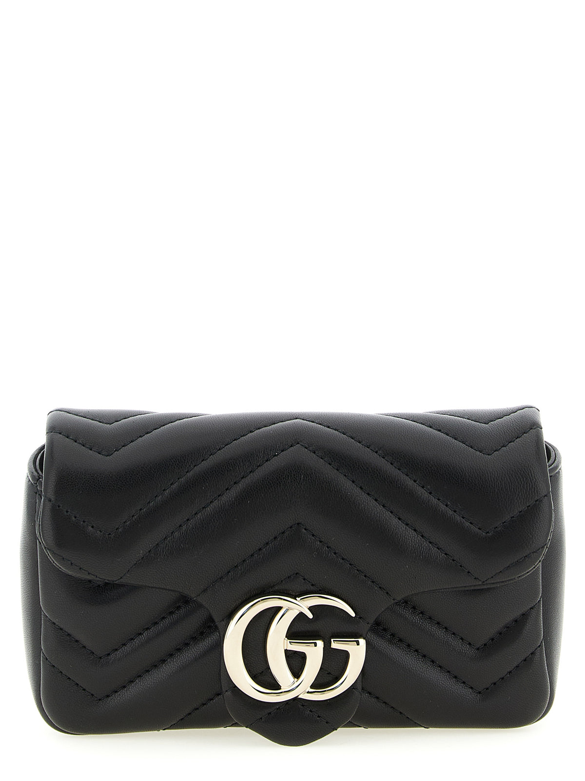Black Lamb Leather Shoulder Bag
