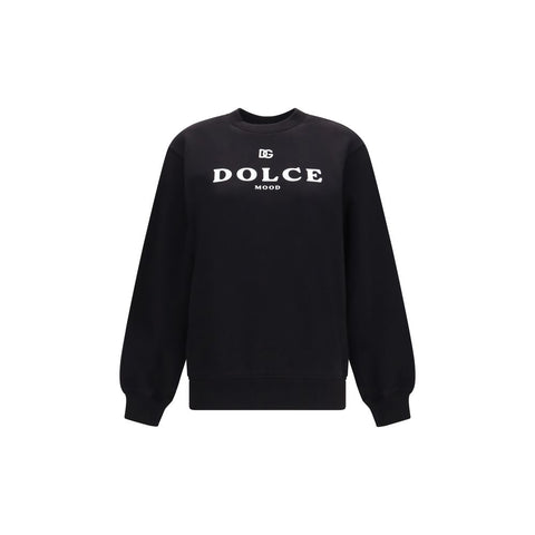 Black Cotton Sweatshirt