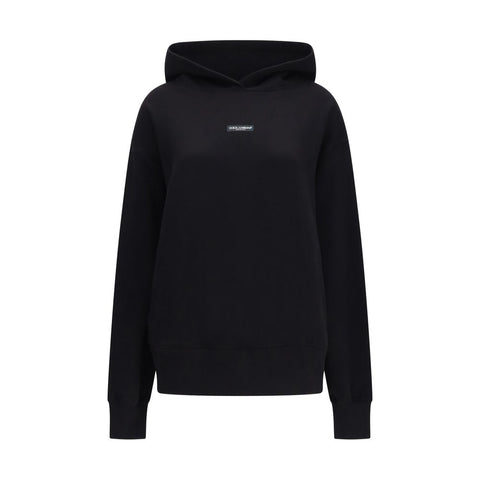 Black Cotton Sweatshirt