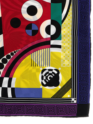 Multicolor Silk Foulard